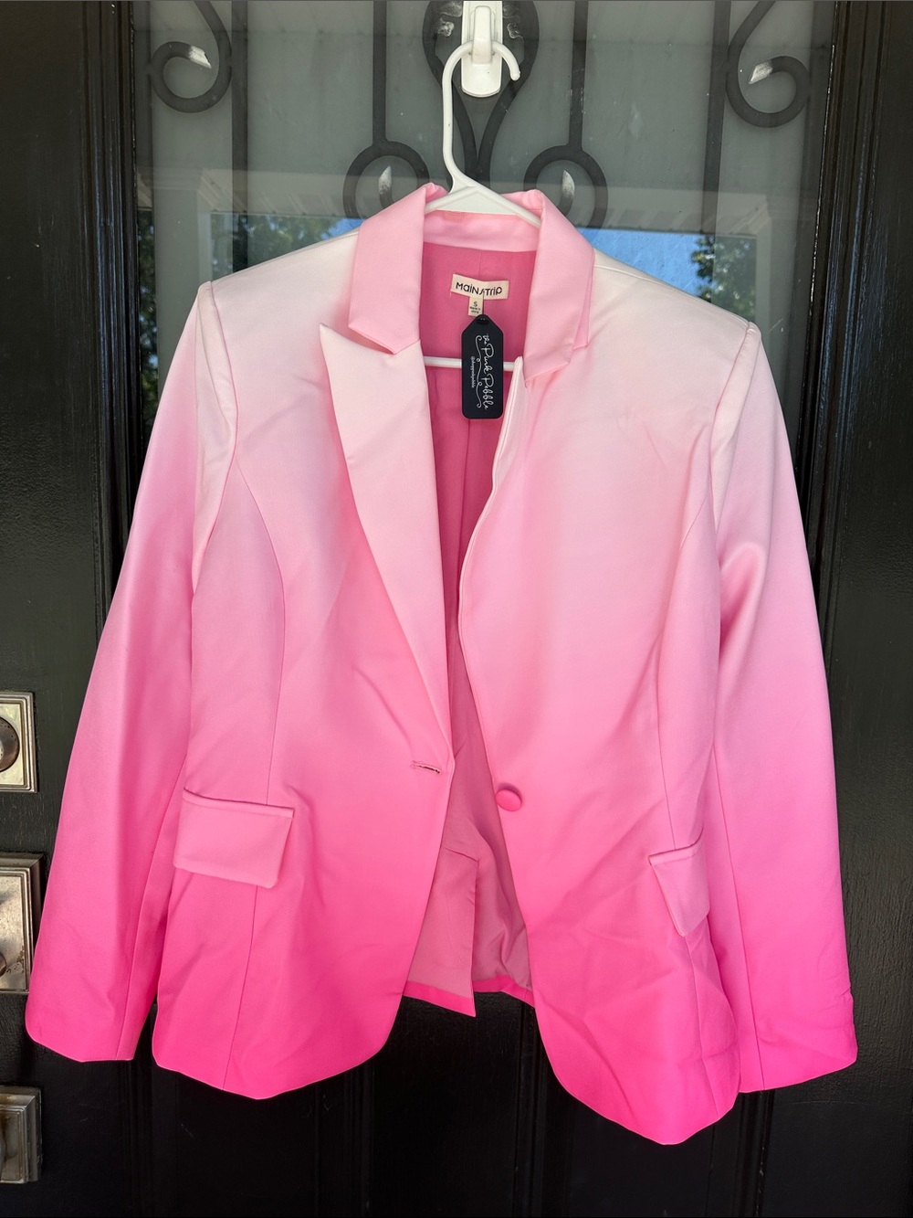 NWT Pink Ombre Blazer